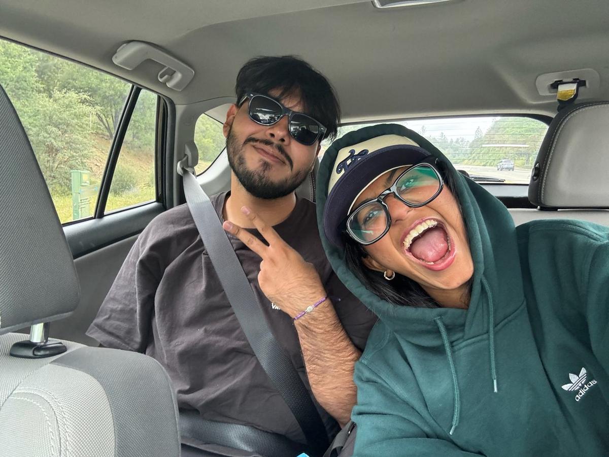 Road trip selfie