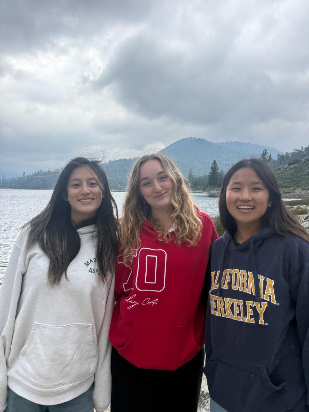 Members at the lake
